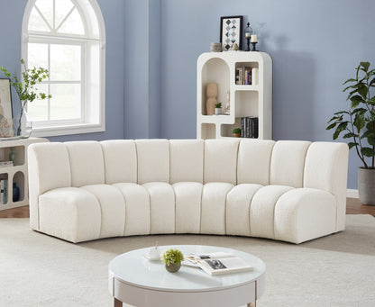 Meridian Furniture Infinity Boucle Fabric Sectional