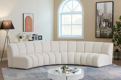 Meridian Furniture Infinity Boucle Fabric Sectional