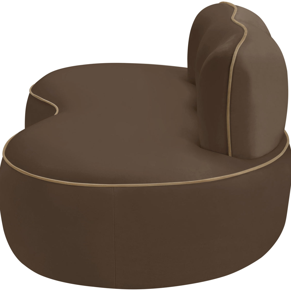 Swerve - Velvet 77" Upholstered Loveseat