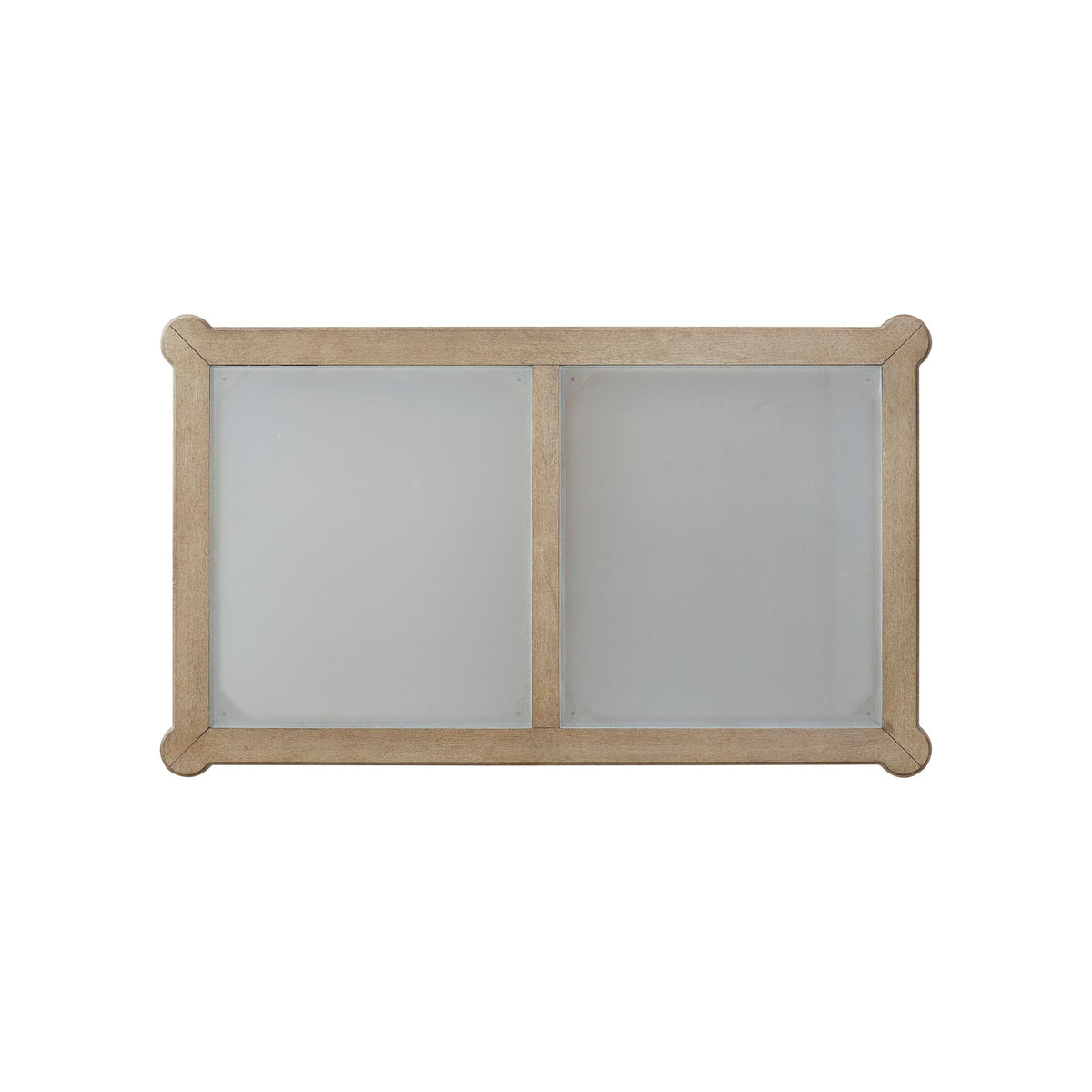 Frosted Glass Top Cocktail Table With Casters - Sand