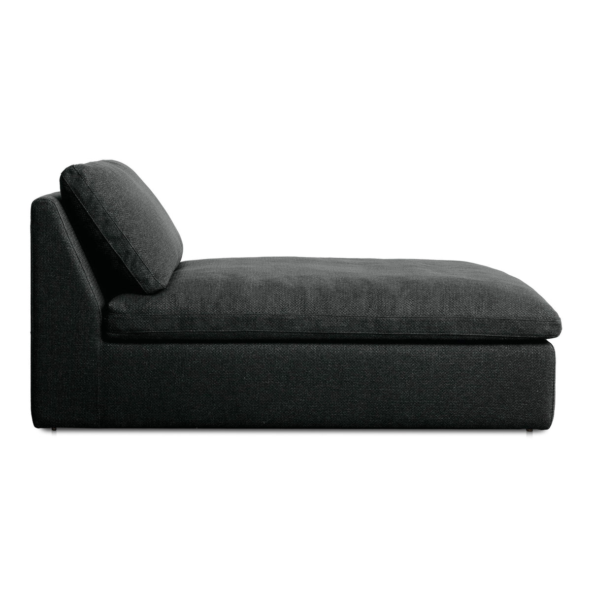 Miles - Outdoor Chaise - Charcoal
