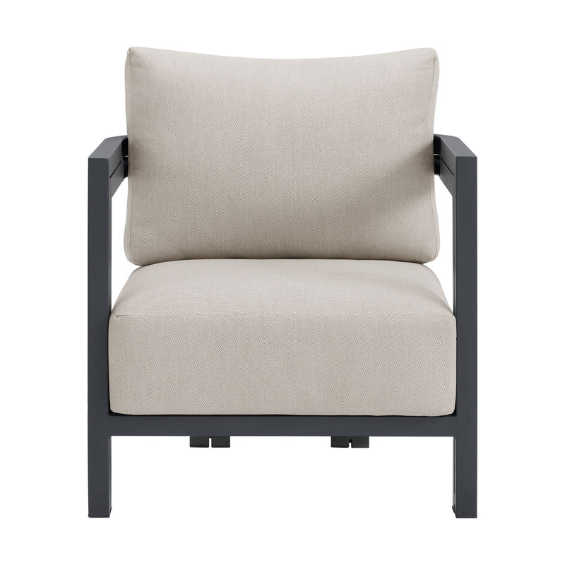 Playa - Chair (Set of 2) - Dark Gray / Beige