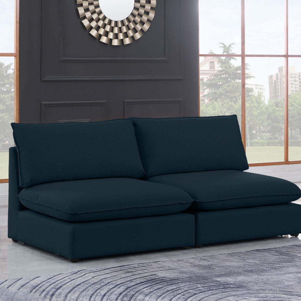 Mackenzie - Modular Sofa Armless - 2 Seats