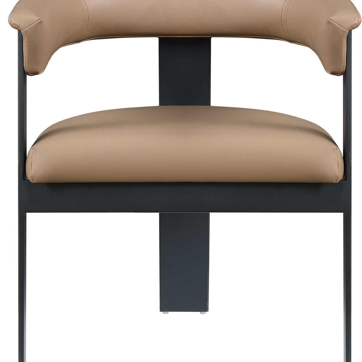 Romeo - Faux Leather Dining Chair With Black Base (Set of 2)