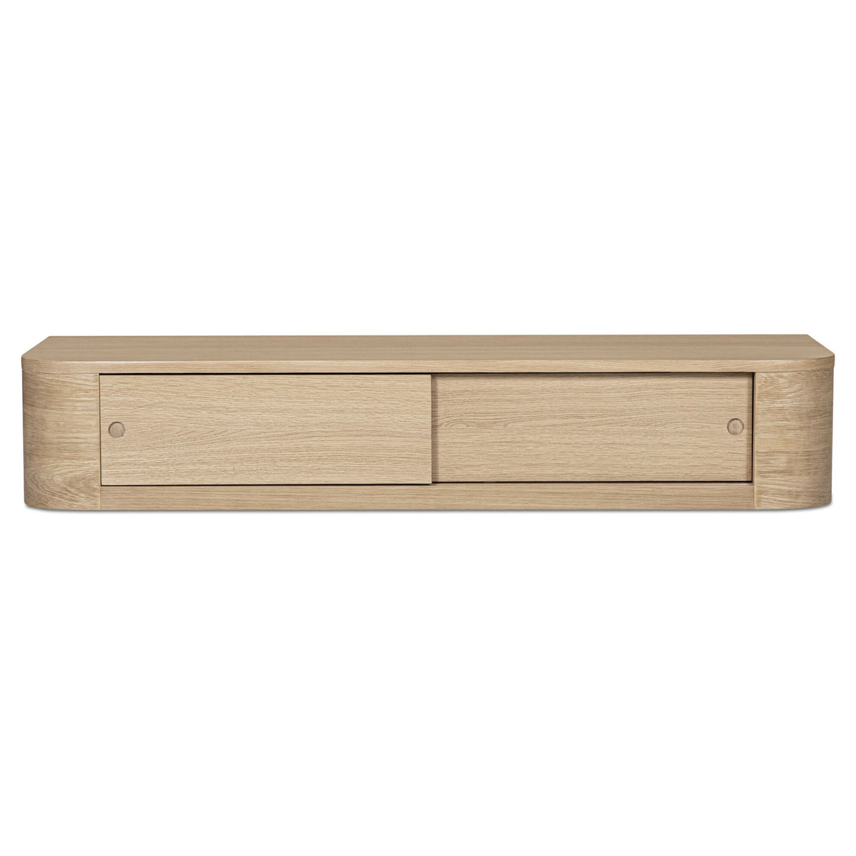 Round - Off Floating Console Table - Natural