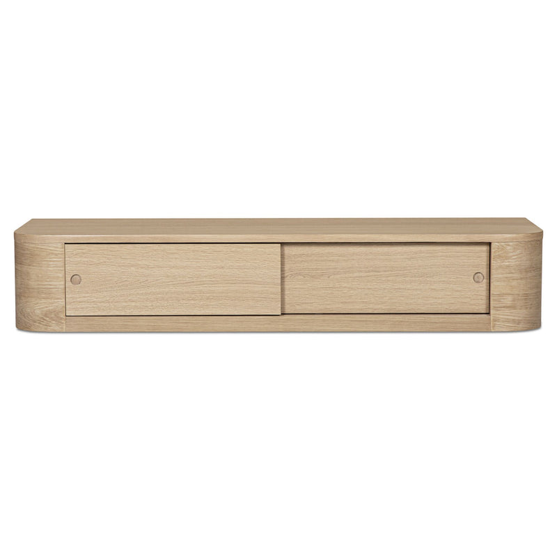 Round - Off Floating Console Table - Natural