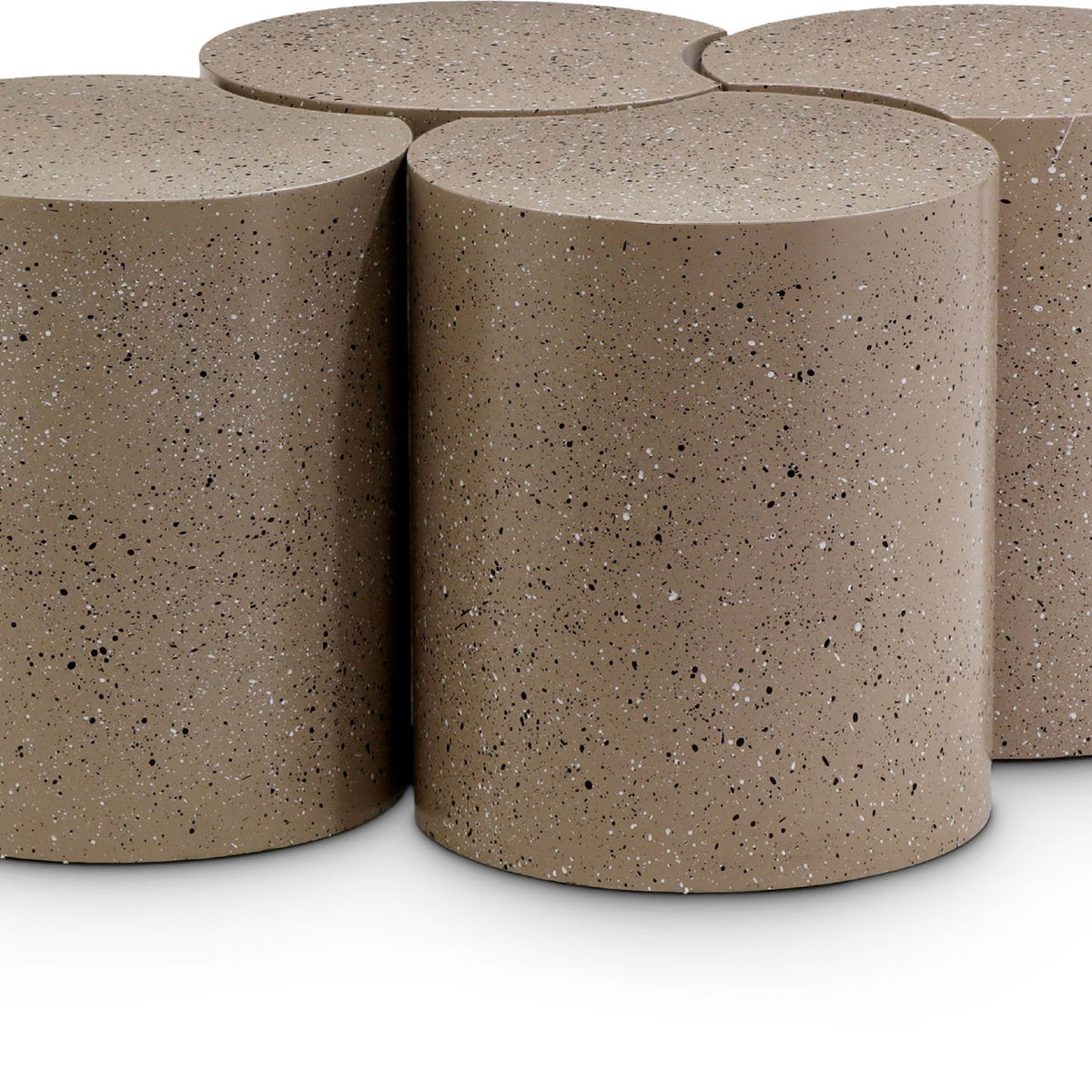 Dimple - 4 Piece Modular Coffee Table - Terazzo Finish