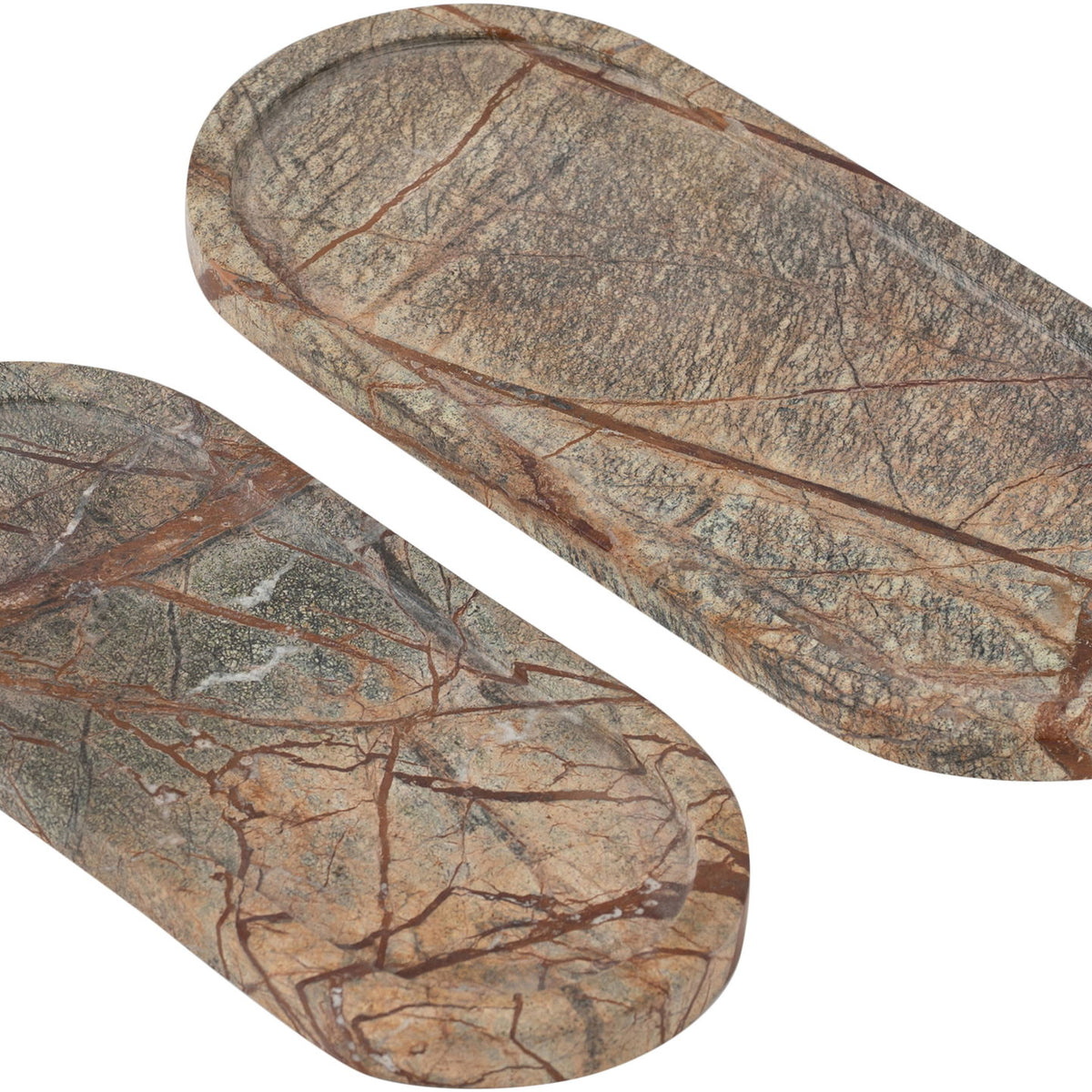 Vanta - Genuine Marble Tray (Set of 2)