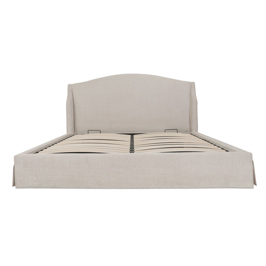 Weston - King Storage Bed - Cream