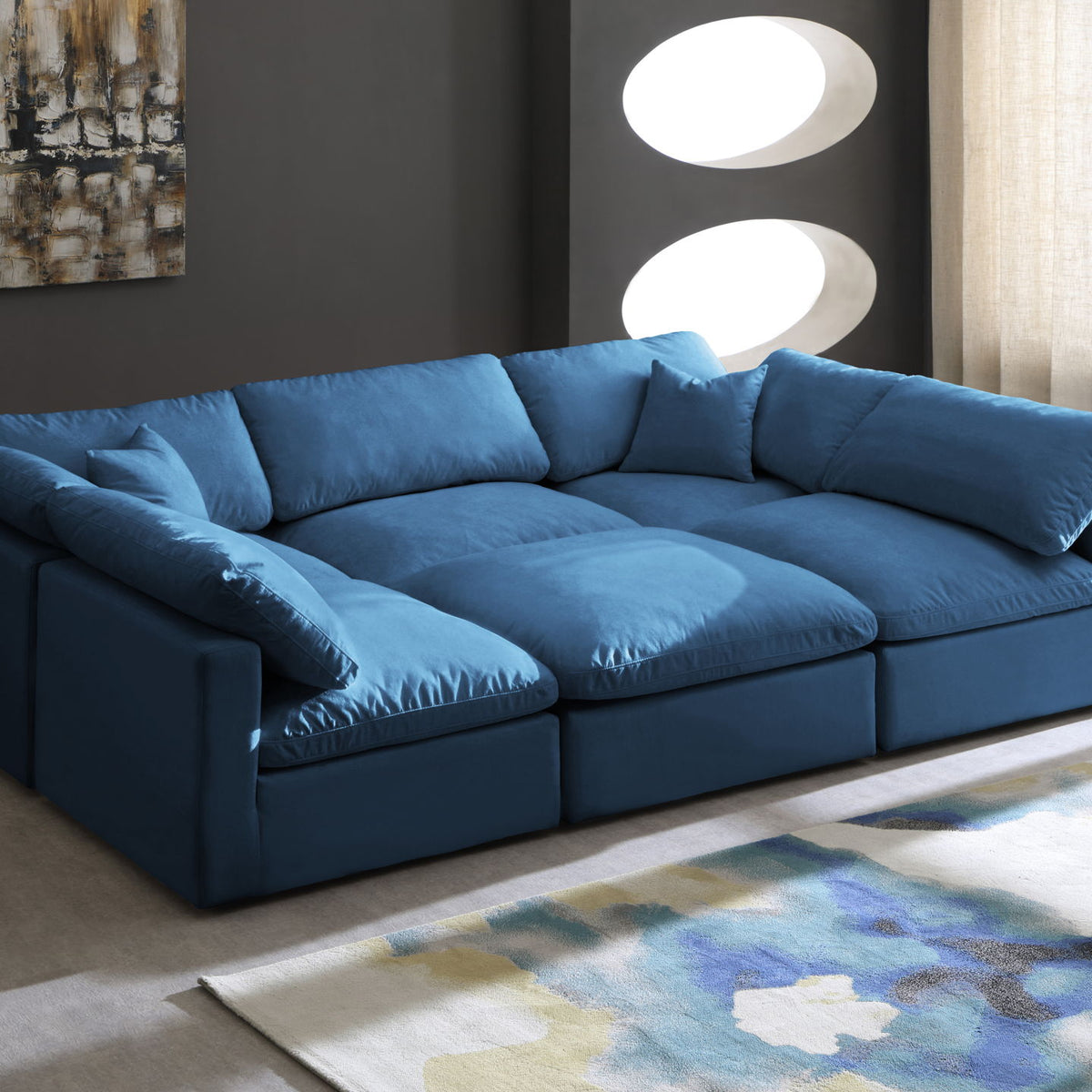 Plush - 6 Piece Modular Sectional