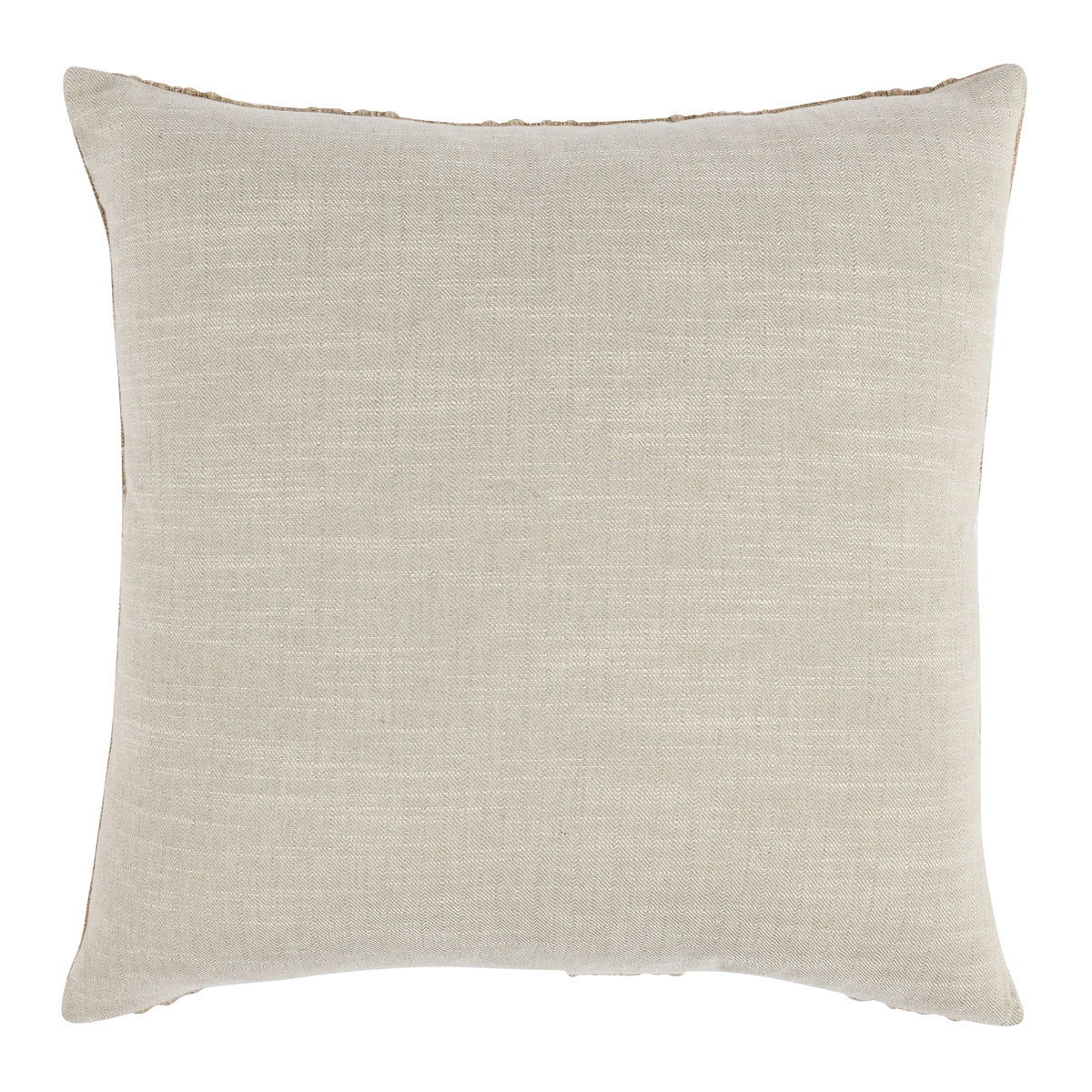SLD pillow in light beige with simple woven fabric surface
