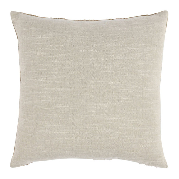 SLD pillow in light beige with simple woven fabric surface