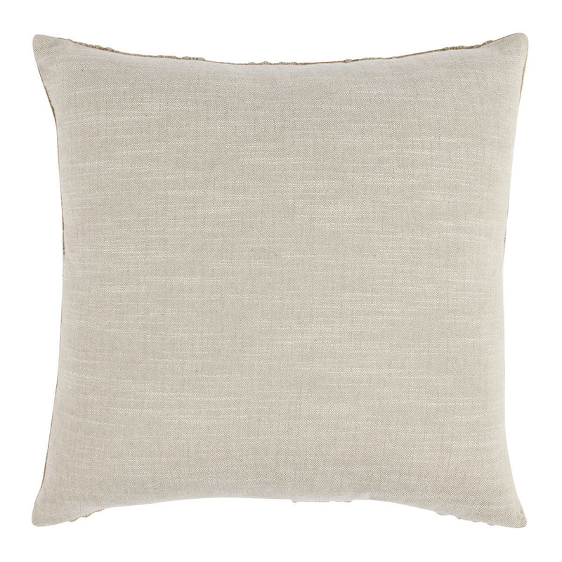 SLD pillow in light beige with simple woven fabric surface