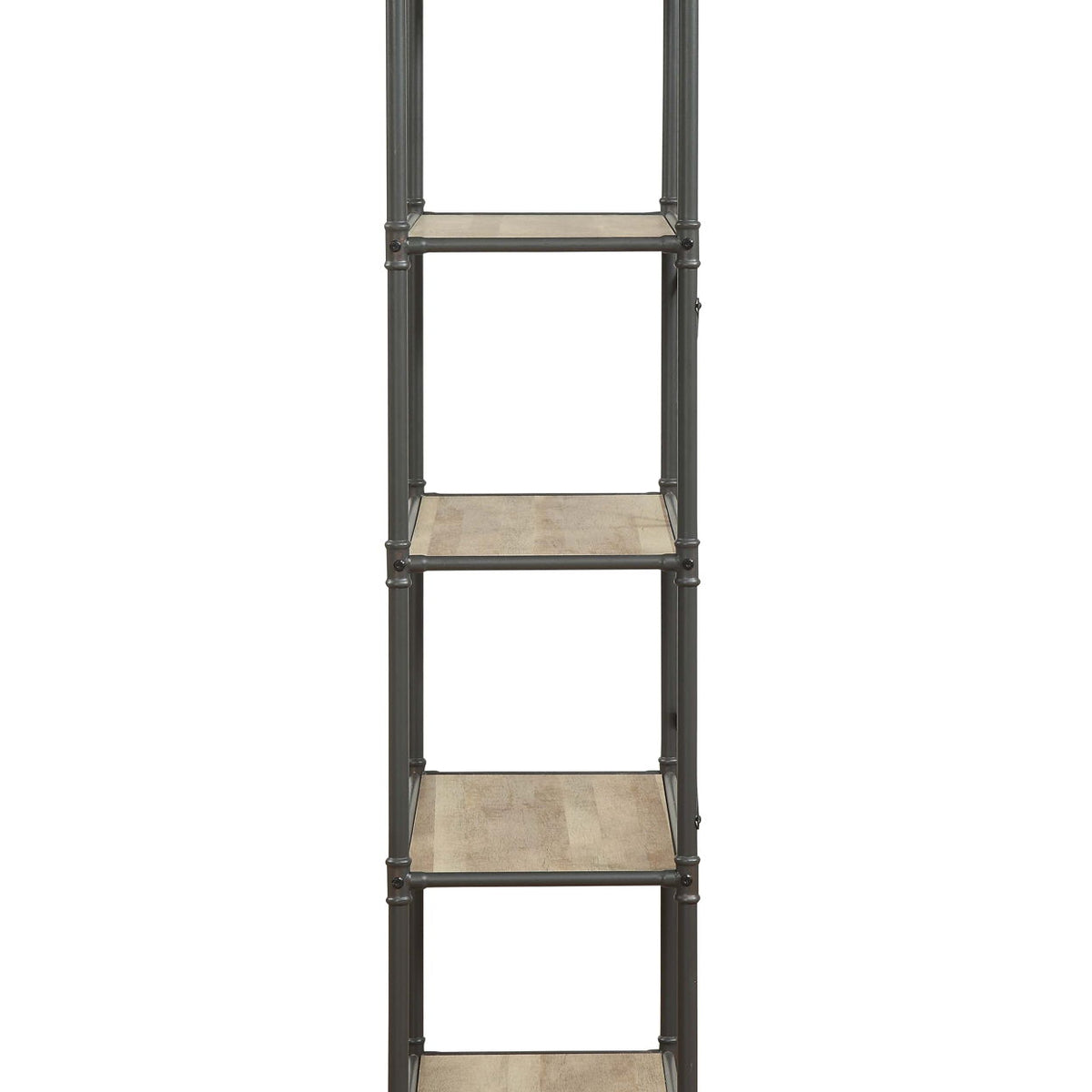 Itzel - Bookshelf - Antique Oak / Sandy Gray