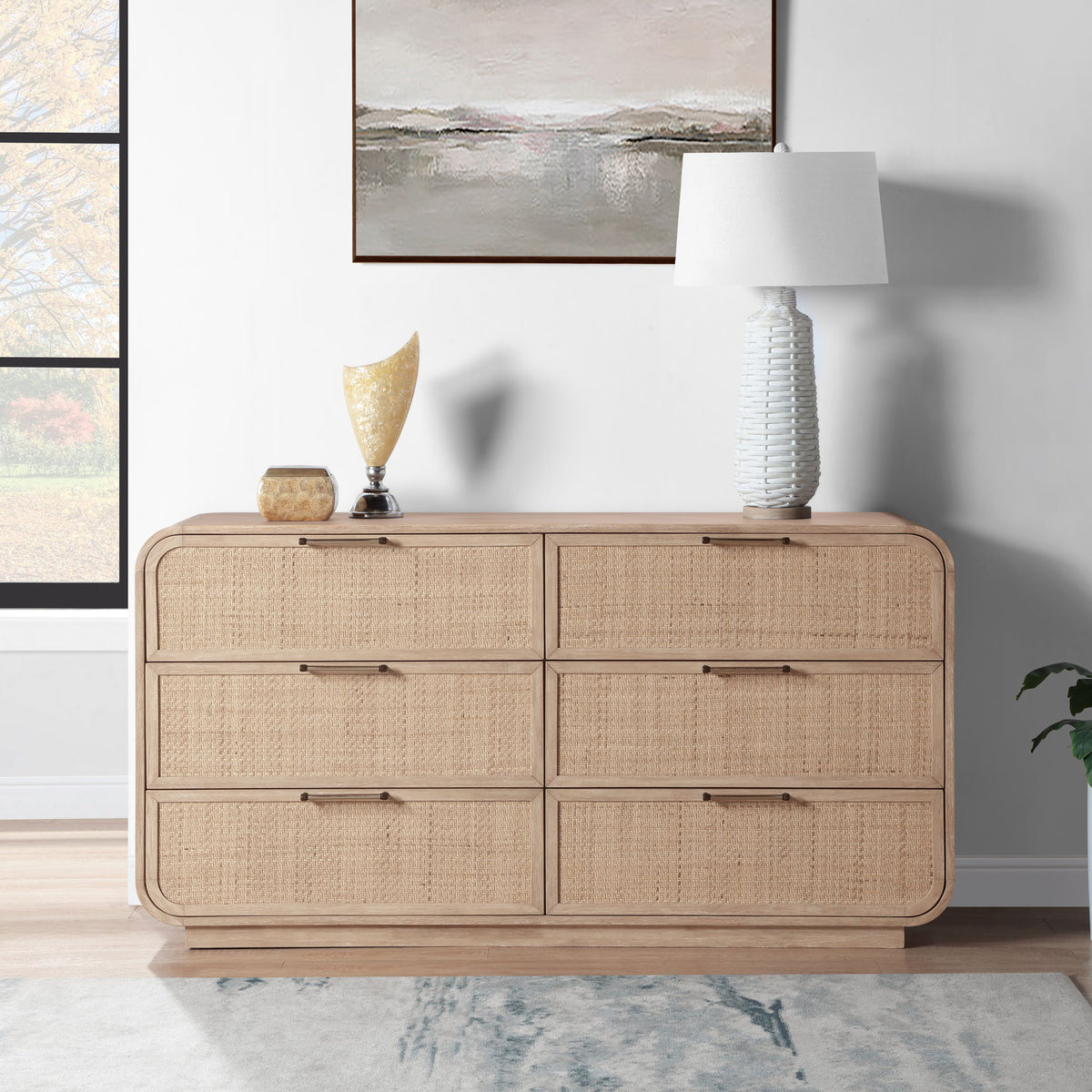 Windsor - Rubberwood Dresser - Natural