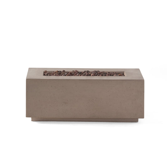 Contemporary Outdoor 40,000 Btu Propane Fire Pit