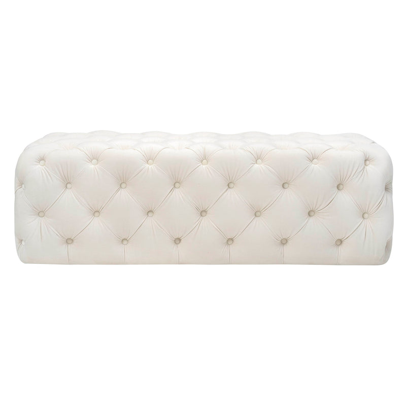 Kaylee - Velvet Ottoman