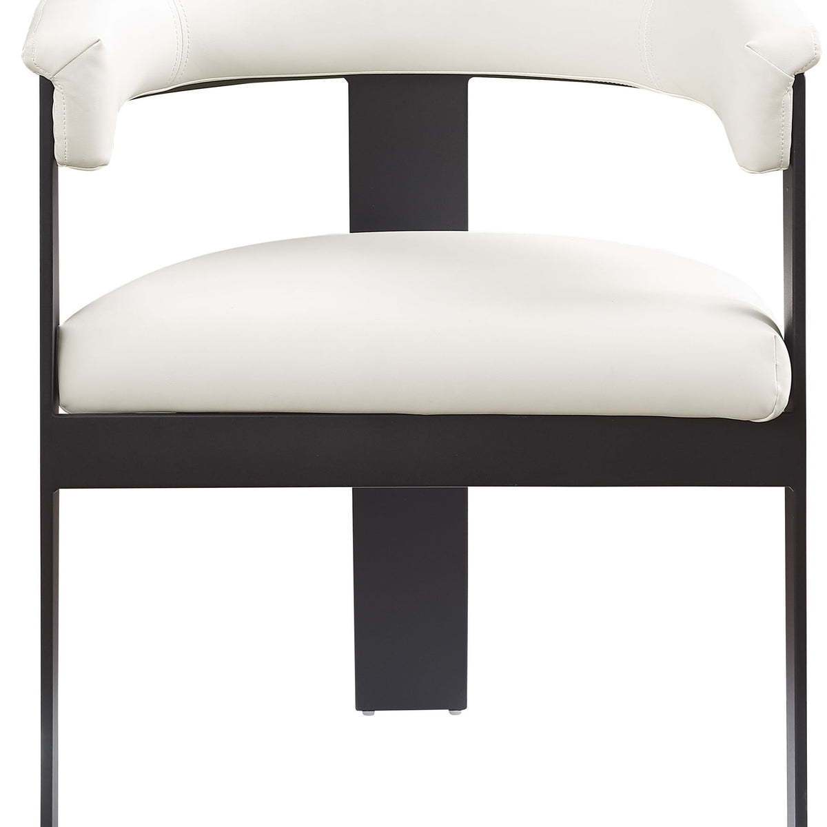 Romeo - Faux Leather Dining Chair With Black Base (Set of 2)