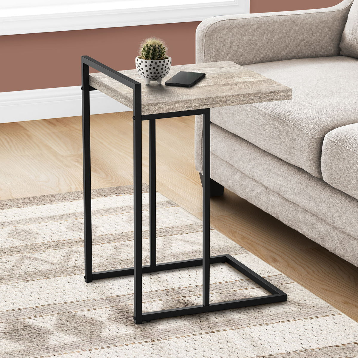 Accent Table, C - Shaped, Versatile