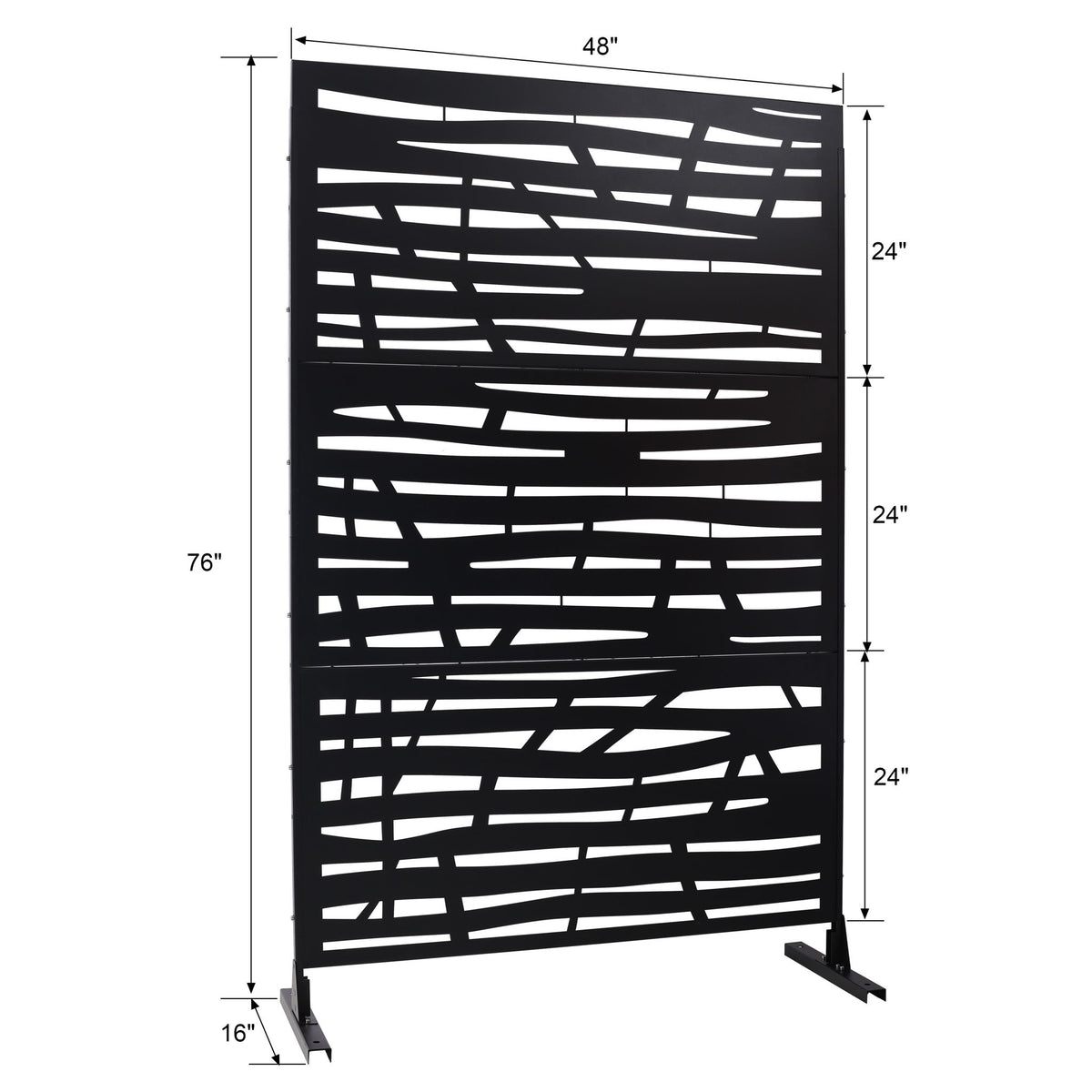 Outdoor & Indoor Privacy Screen Metal Privacy Screen