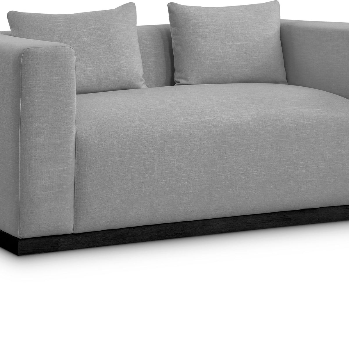 Alfie - Linen Textured Fabic Loveseat