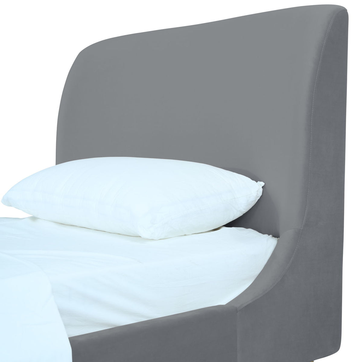 Manhattan Heather - Bed With Gold Legs