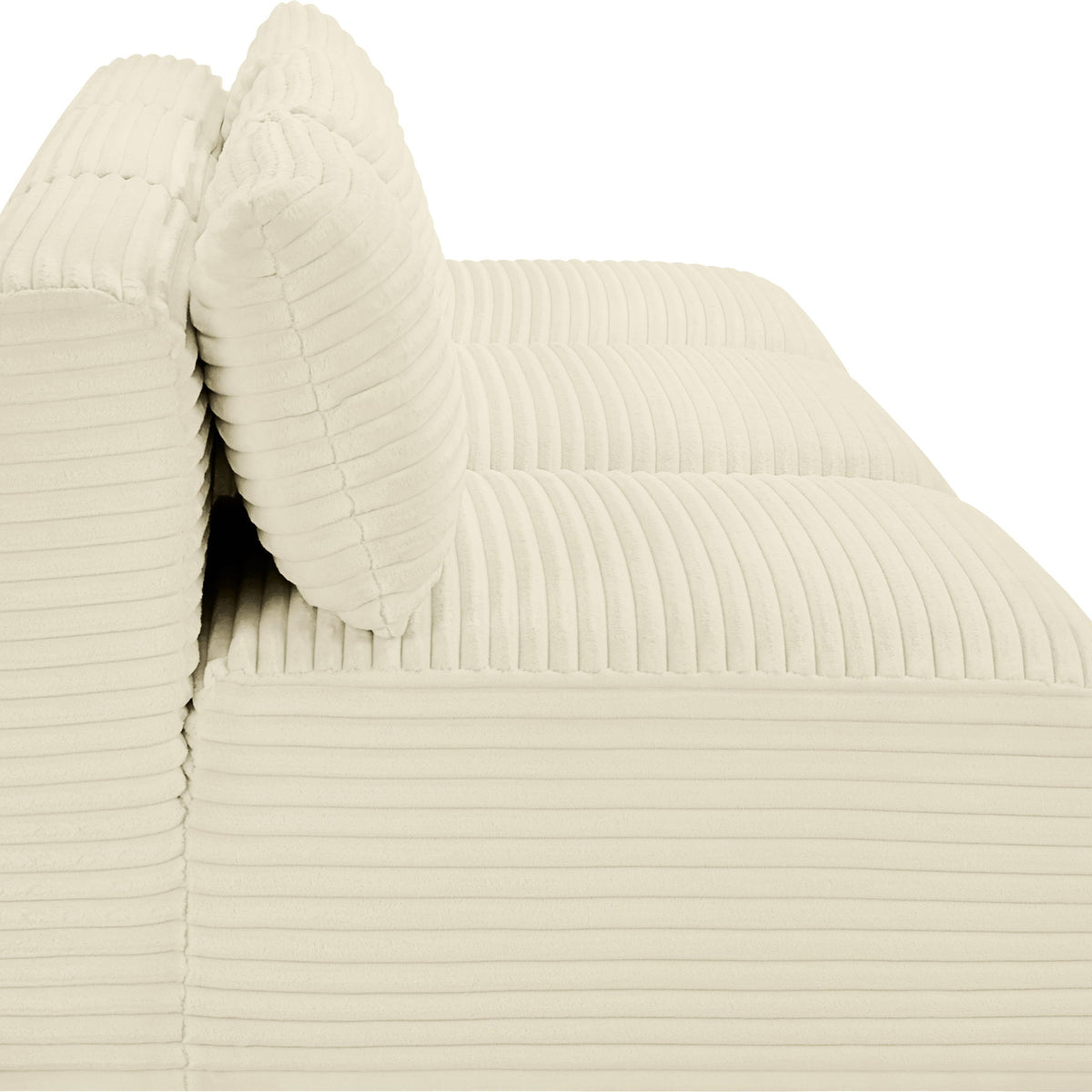 Shaggy - 3 Seat Modular Armless Sofa