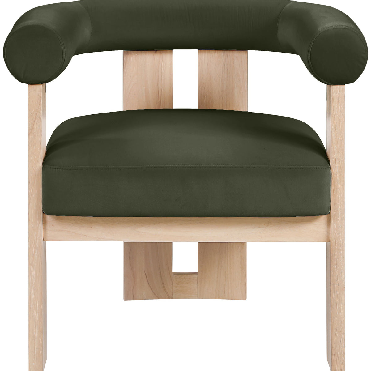 Arienzo - Performance Fabric Upholstered Accent Chair - Natural Base