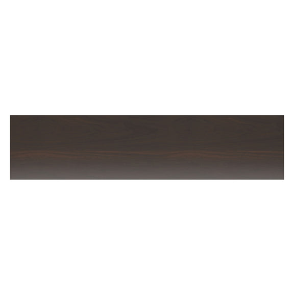 Tobacco brown wood TV media stand top panel with smooth horizontal finish