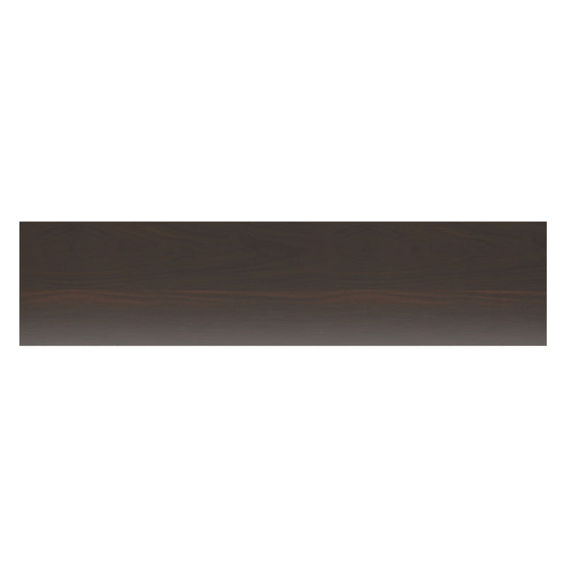 Tobacco brown wood TV media stand top panel with smooth horizontal finish