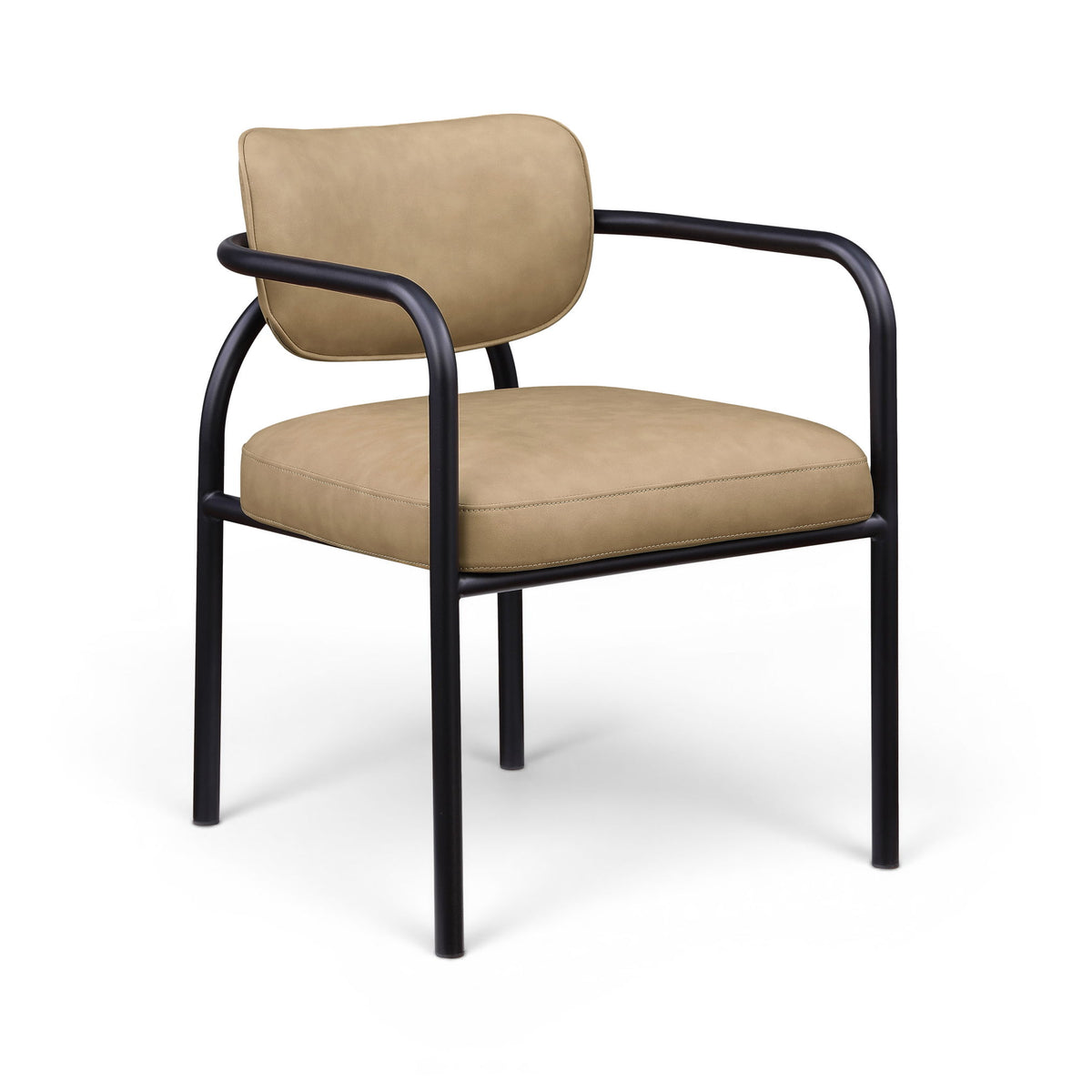 Serava - Vegan Leather Upholstered Dining Chair (Set of 2) - Tan