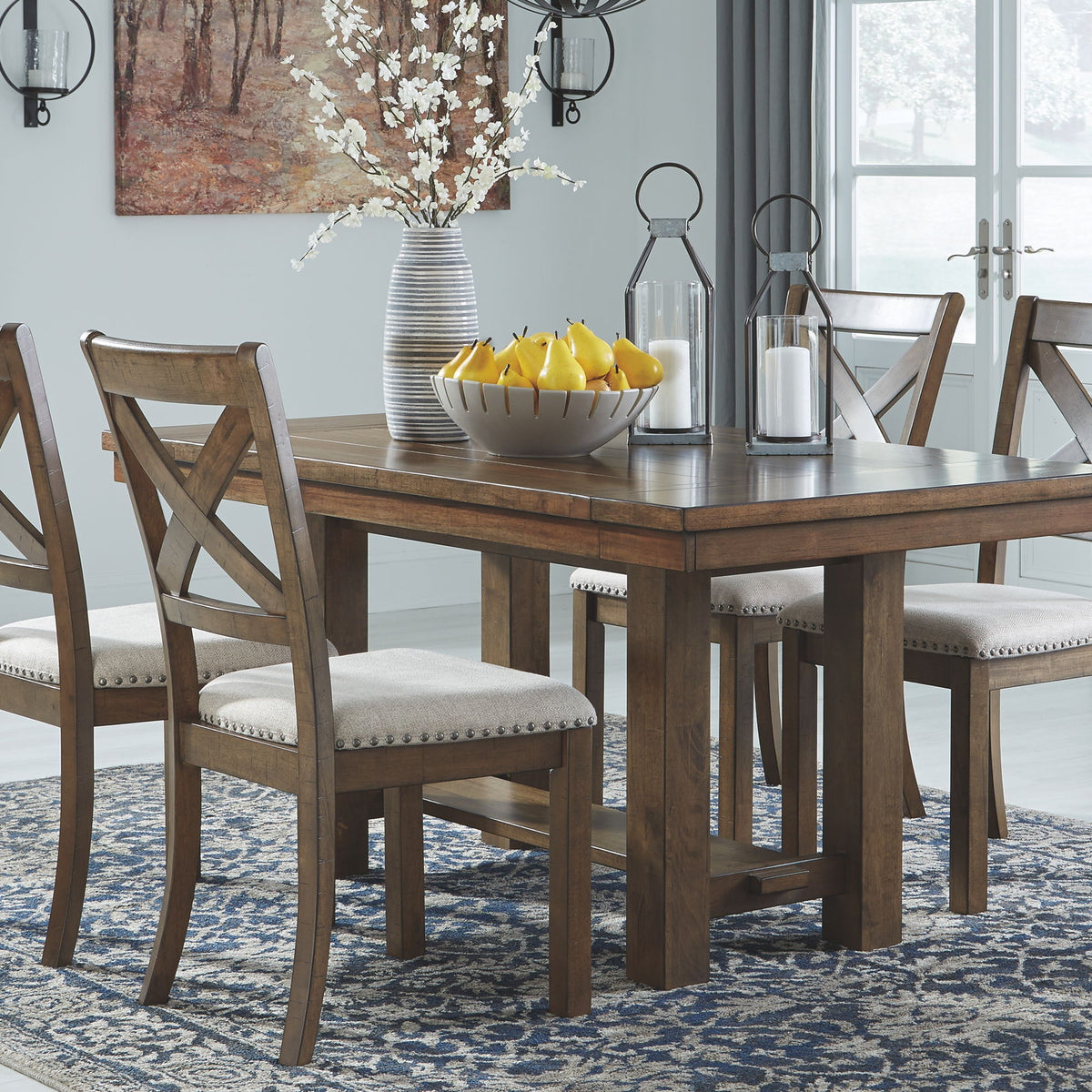 Moriville - Rectangular Dining Room Extension Table - Grayish Brown