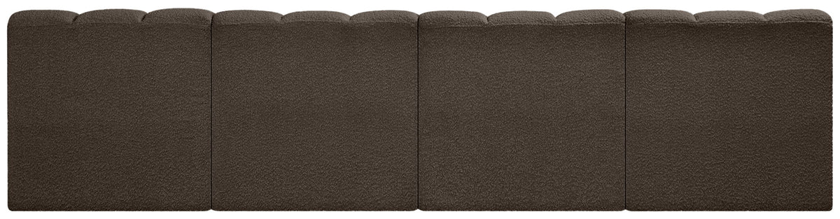 Arc - Boucle Fabric 4 Seats Modular Sofa