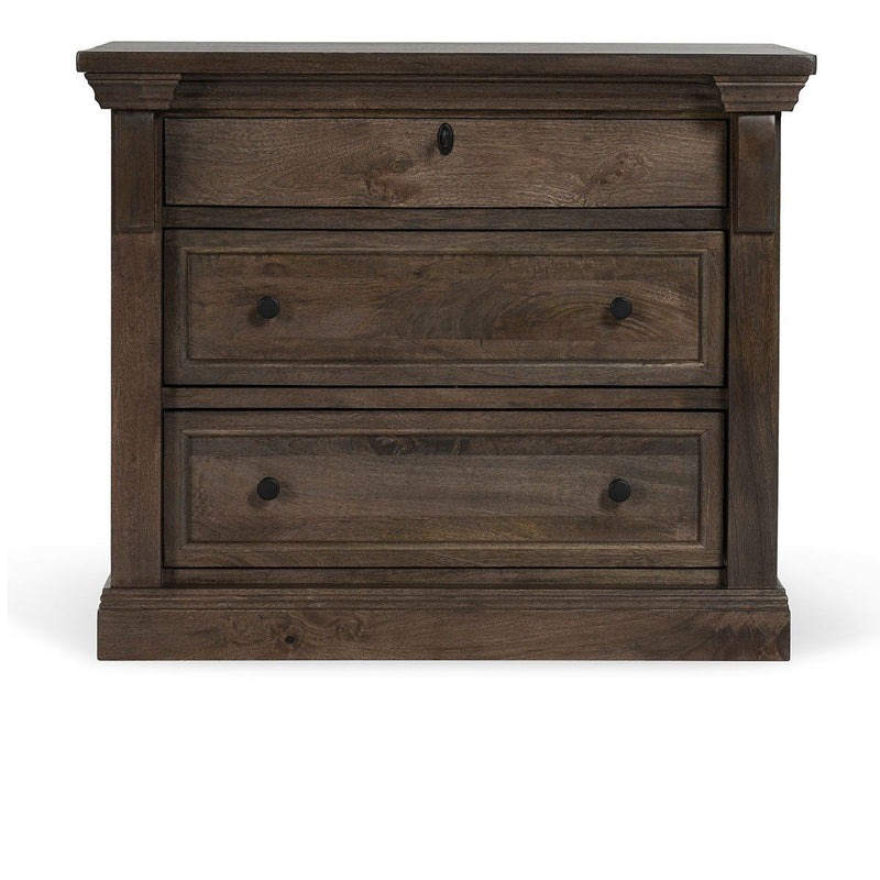Adelaide - Wood 3 Drawer Nightstand - Cocoa Brown