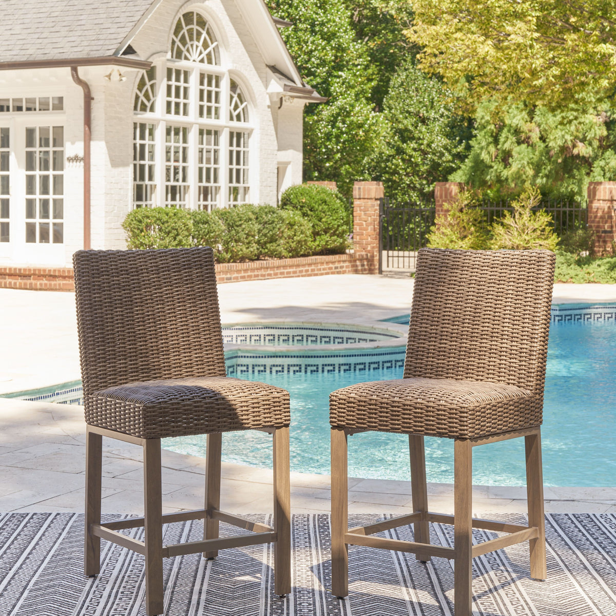 Walton Bridge - Driftwood - Barstool (Set of 2)