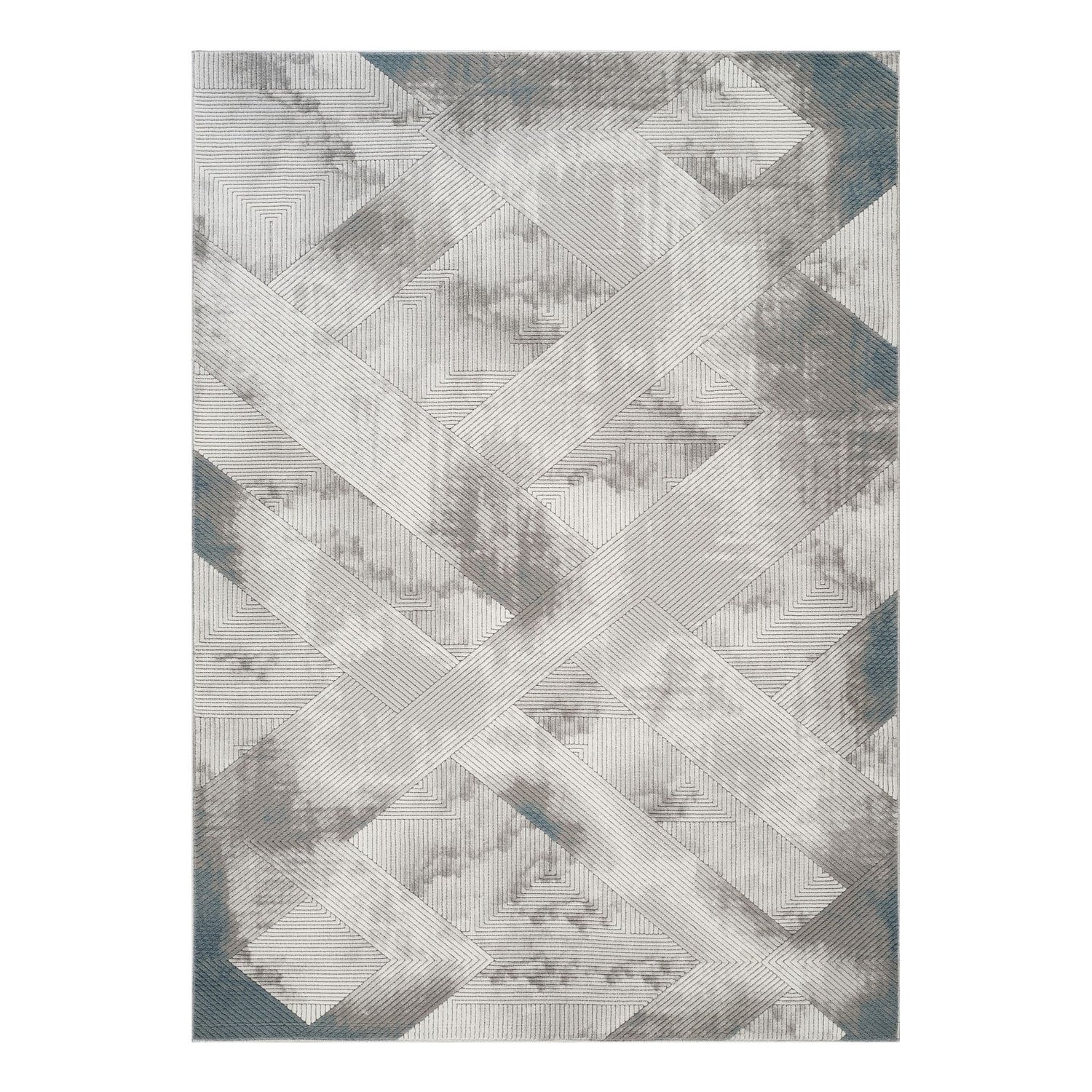 Geometrix - Contemporary Rug With 3D Effect