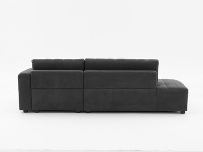 Jessica - Lamb Wool Sectional Sofa With Chaise
