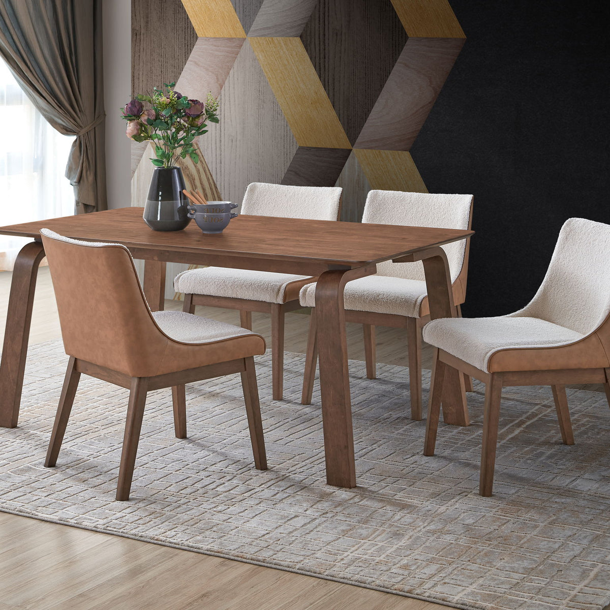 Ginny - Dining Table - Walnut