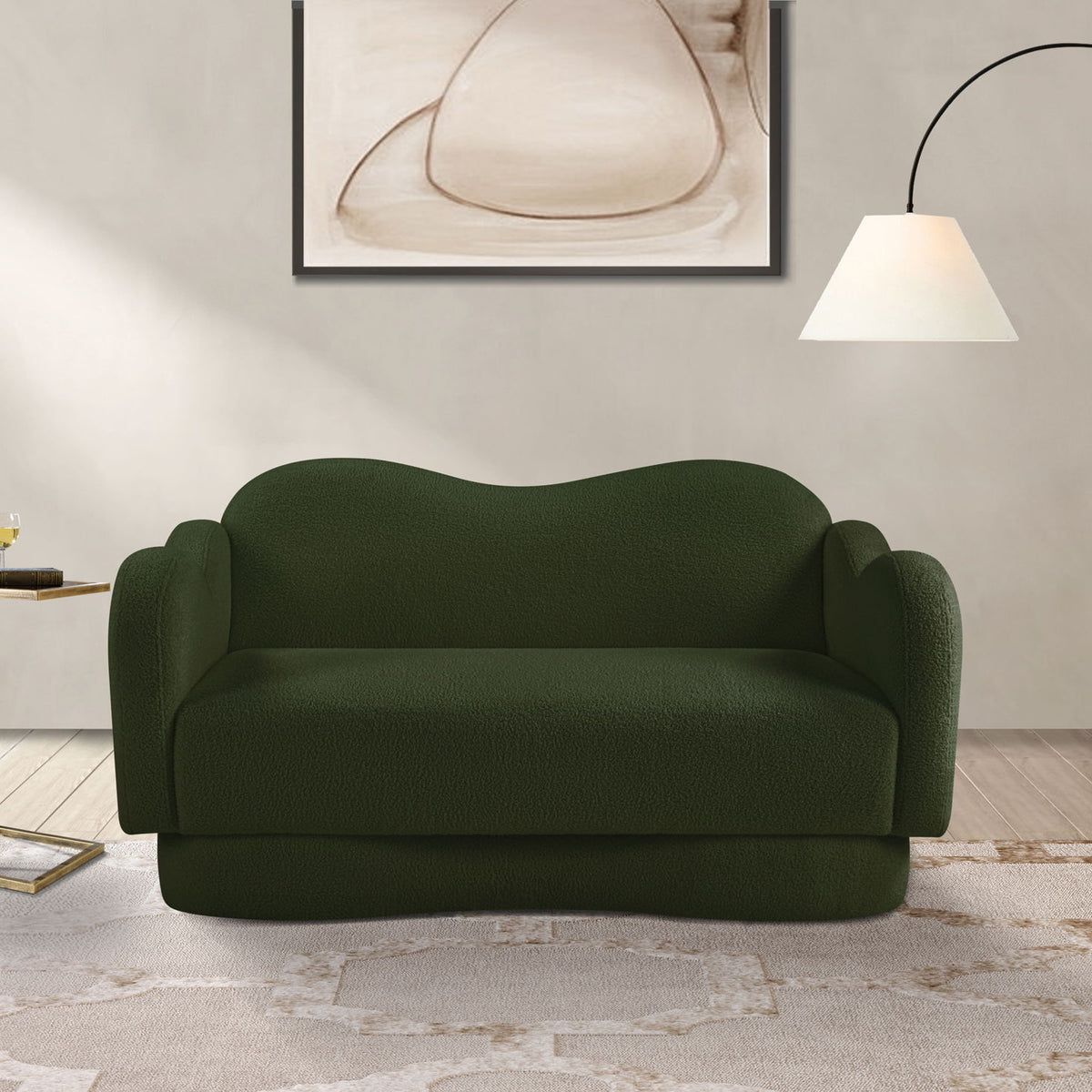 Bloom - Teddy Fabric Loveseat