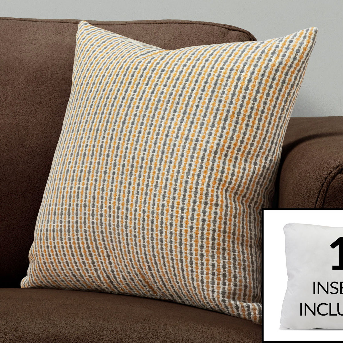 Pillows, Square, Insert Included, Decorative Throw, Hypoallergenic