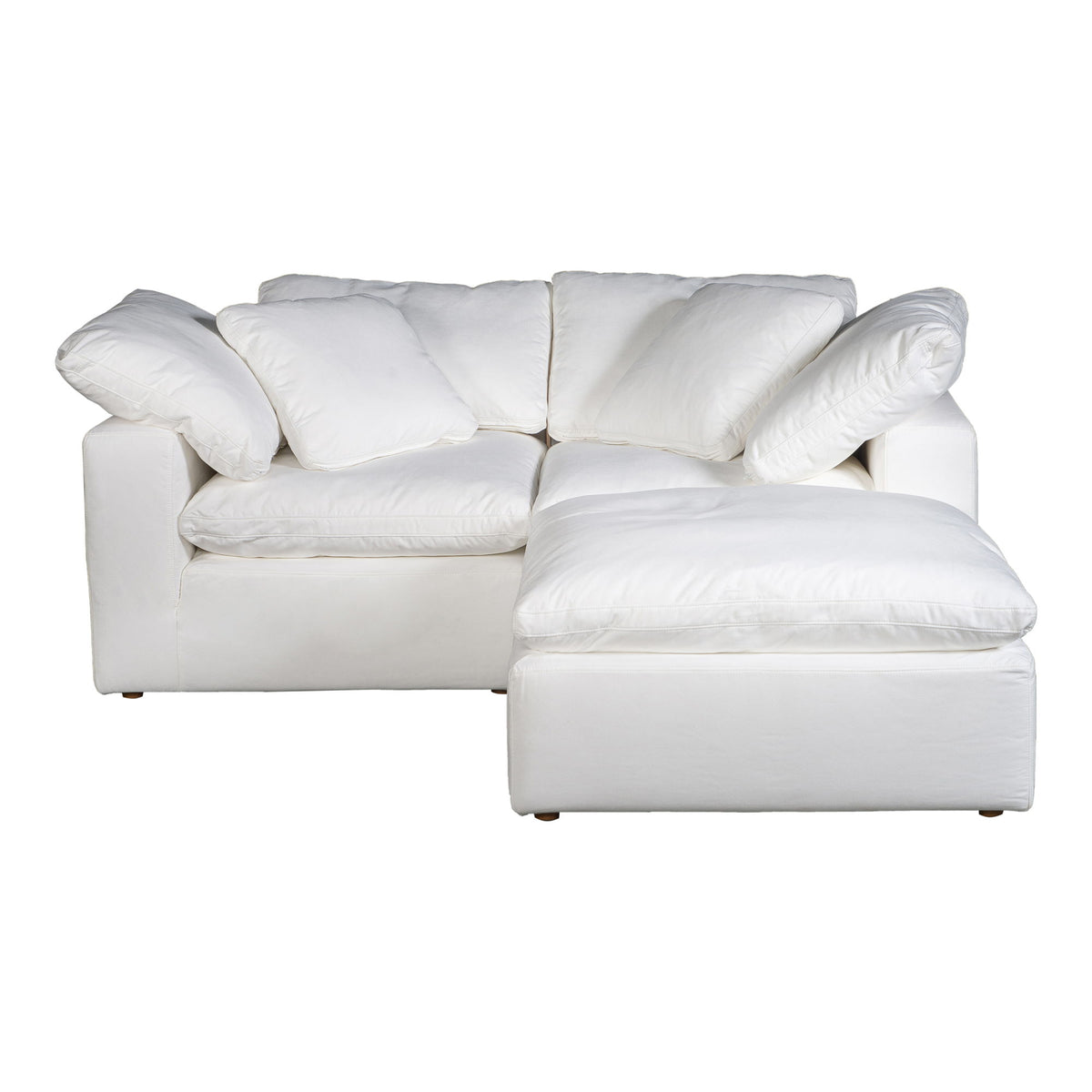 Terra - Livesmart Fabric Condo Nook Modular Sectional - Cream