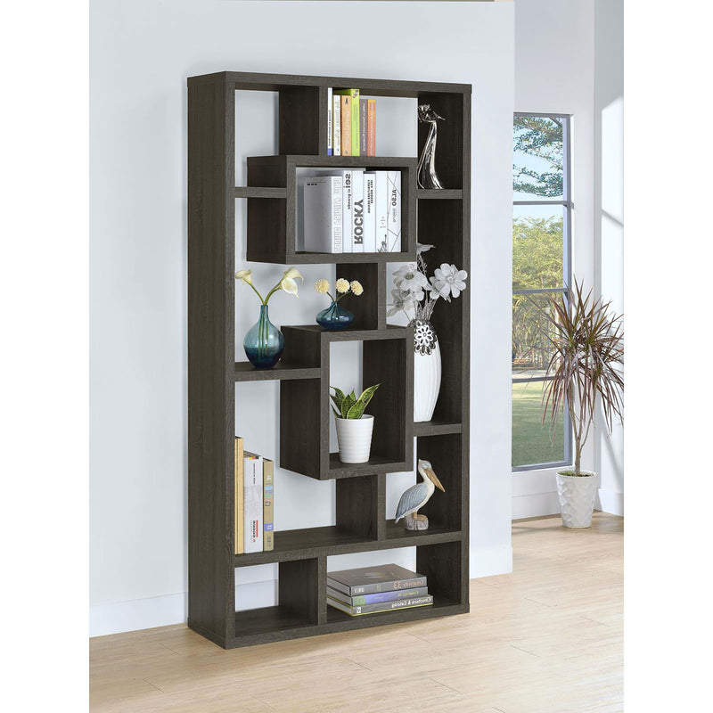 10 Shelf Open Back Bookcase