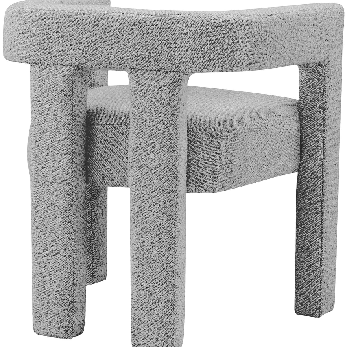Athena - Boucle Fabric Dining Chair