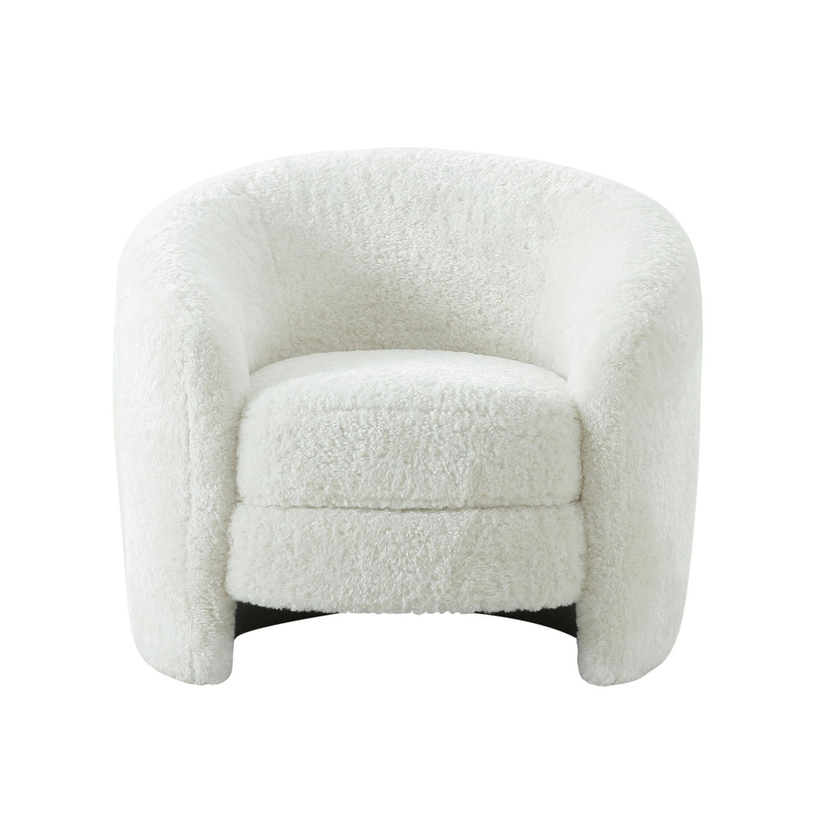 Dakota - Faux Shearling Armchair - White