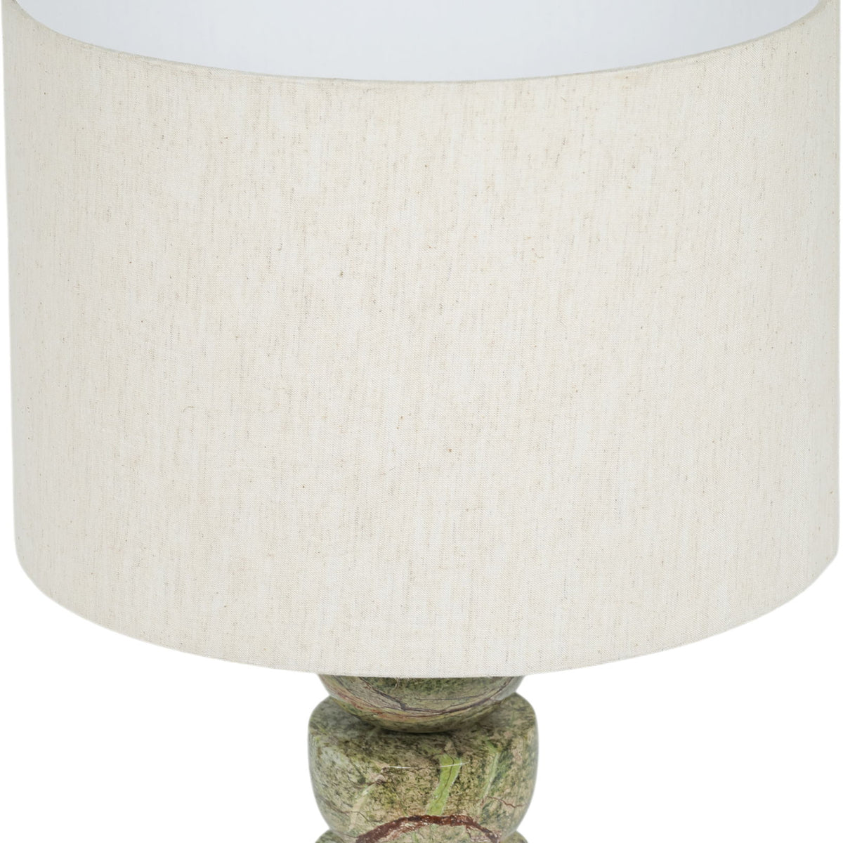 Opus - Linen Textured Fabric And Brass Table Lamp