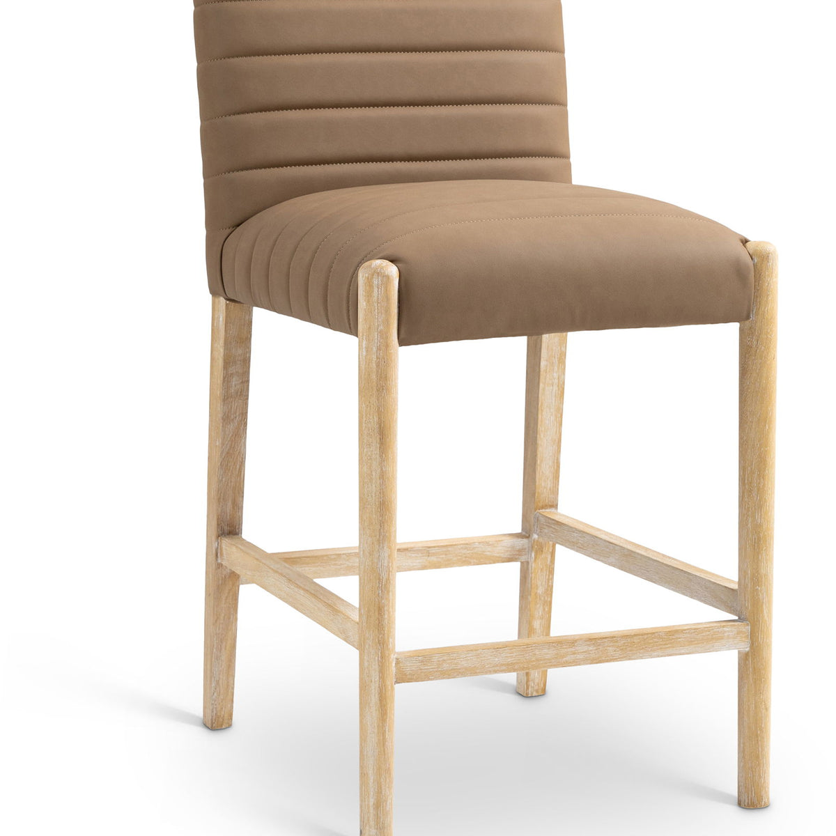 Aimee - Counter Stool - Light Brown Legs
