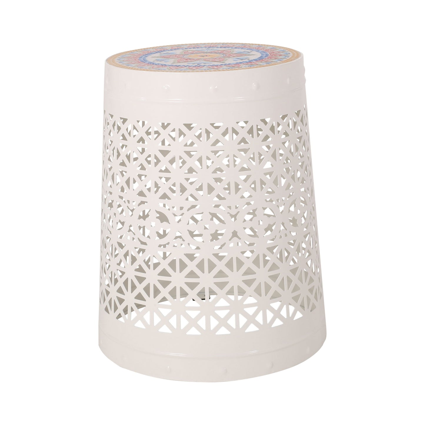 Cranbrook - Side Table With Tile Mosaic Top
