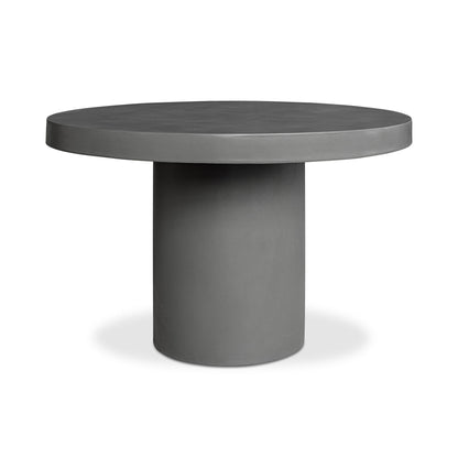 Cassius - Round Outdoor Dining Table - Cement