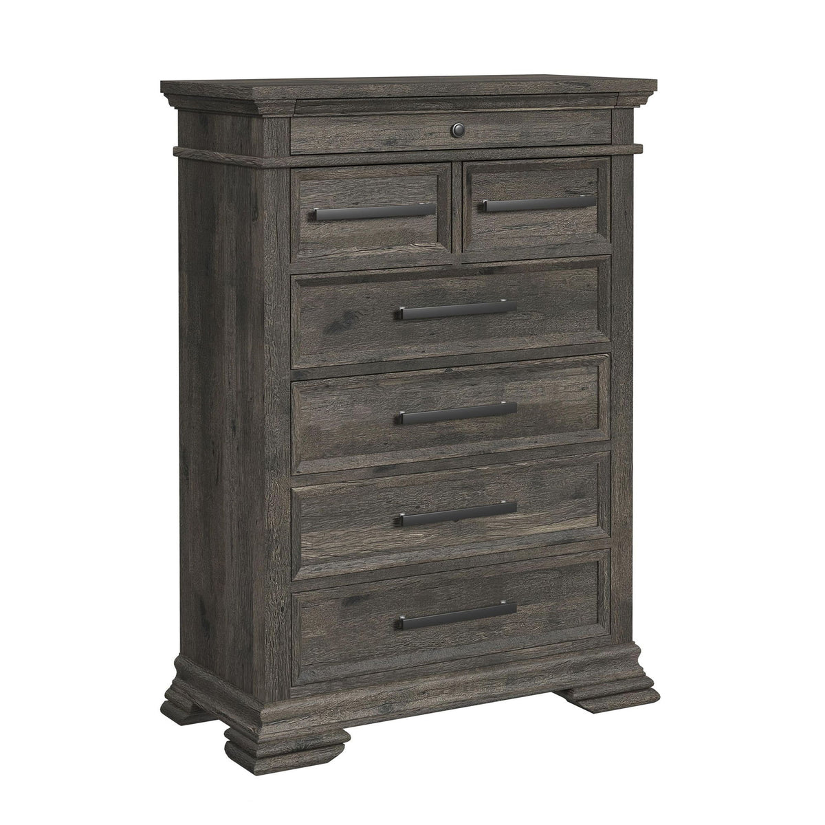Park Ridge - 6-Drawer Chest - Charcoal