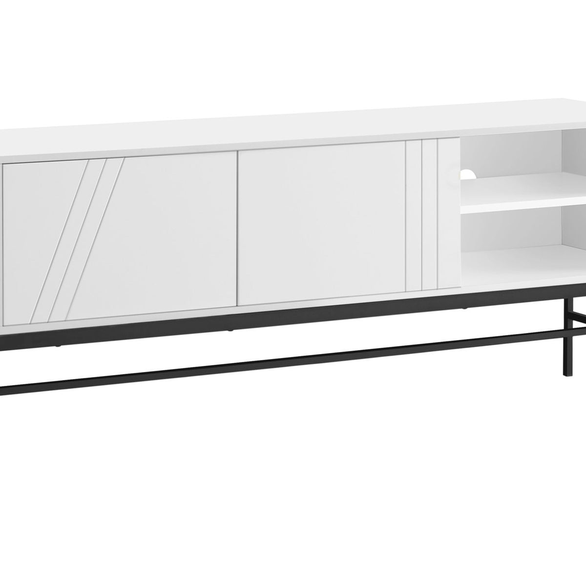 TV Stand, Console, Media Entertainment Center, Storage Cabinet, Contemporary And Modern
